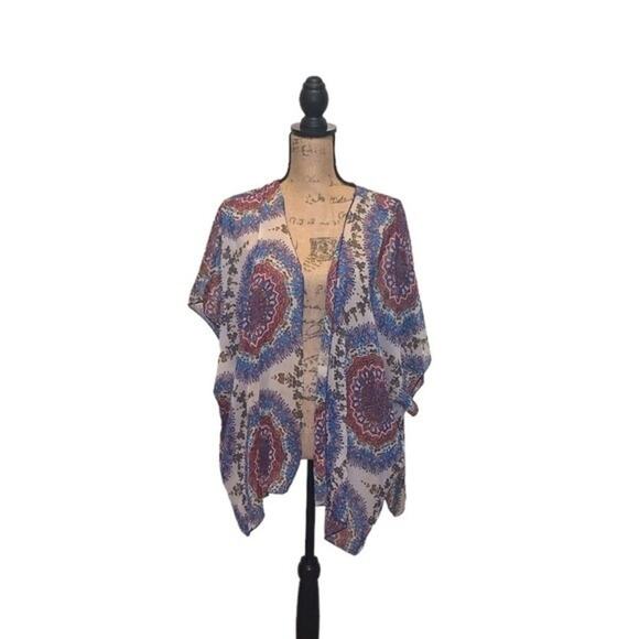 Band of Gypsies Cardigan Kimono Topper Semi Sheer Size M/L - Picture 1 of 4